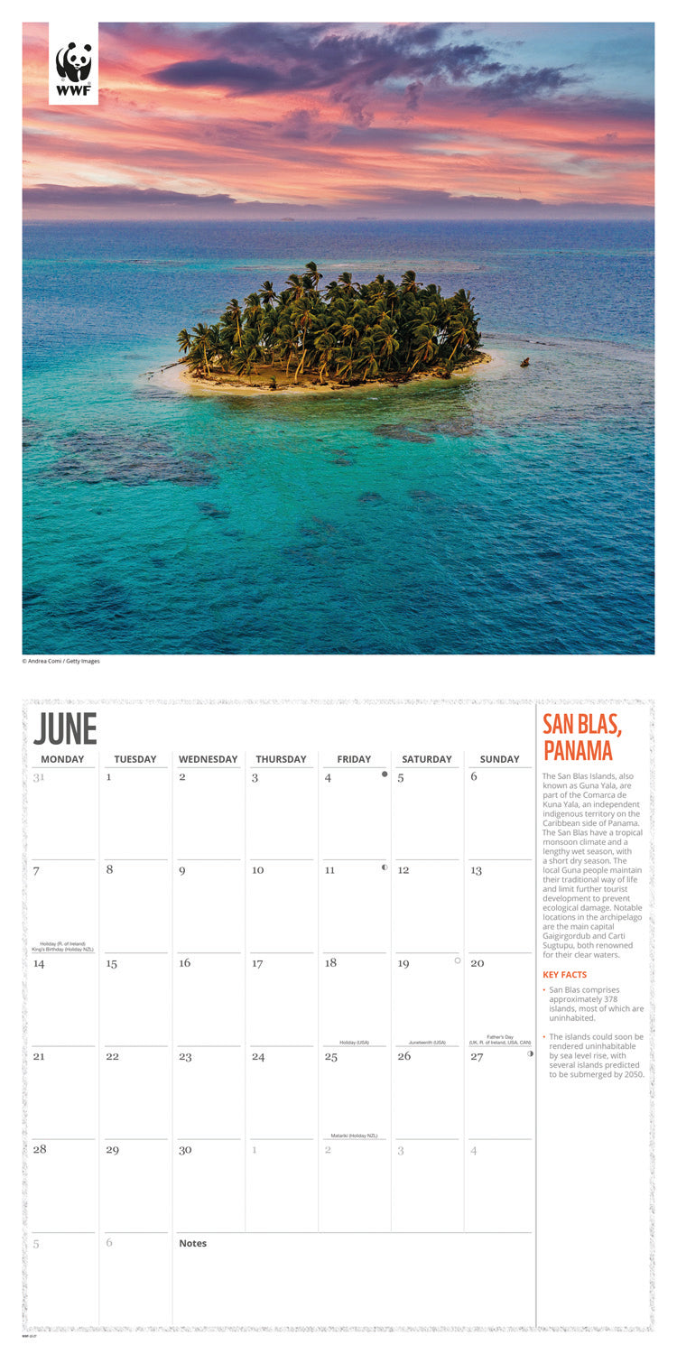 Fragile Earth WWF Wall Calendar 2027