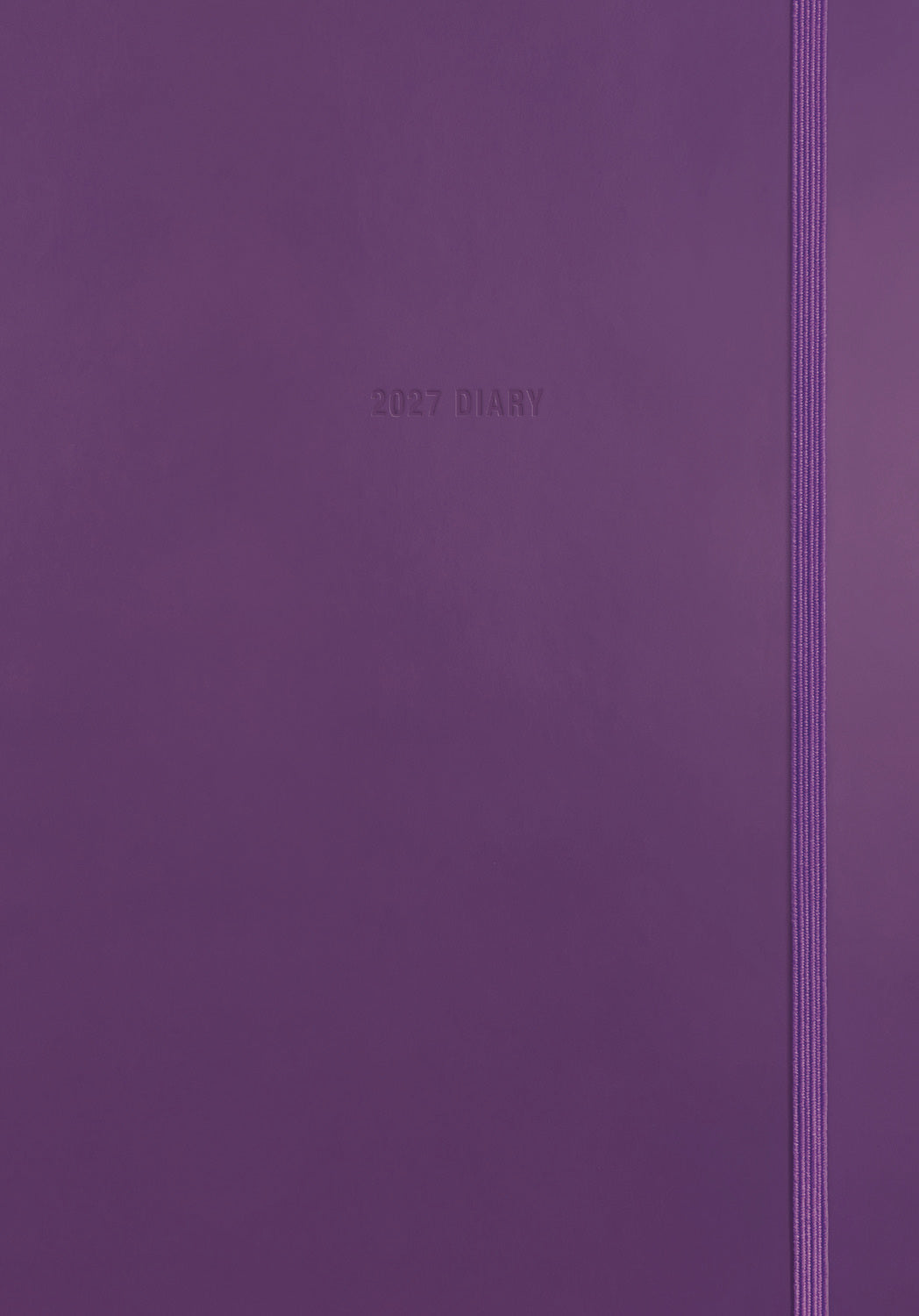 Fashion Diary Purple Soft Touch A5 Diary 2027