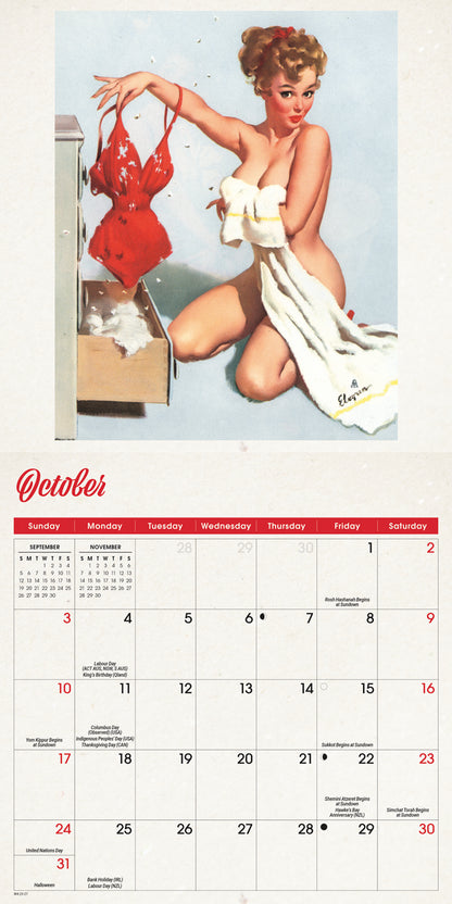 Pin Up Girls Mini Calendar 2027