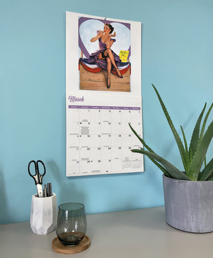 Pin Up Girls Wall Calendar 2027