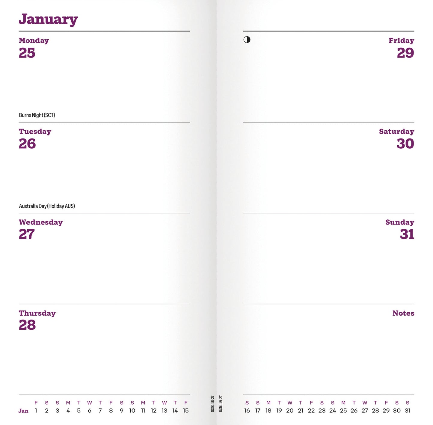 Cats Protection Slim Diary 2027