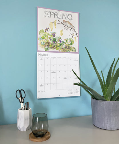 Country Diary, Edith Holden Wall Calendar 2027