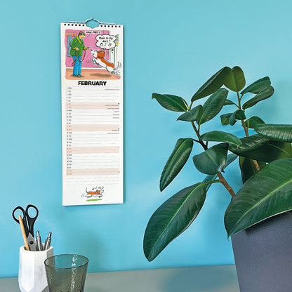 Fred Basset Slim Calendar 2027