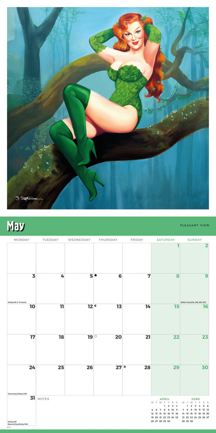 Pin Ups Wall Calendar 2027