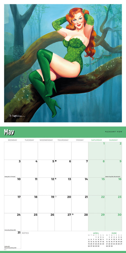 Pin Ups Wall Calendar 2027