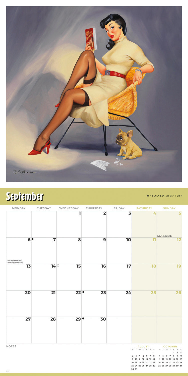 Pin Ups Wall Calendar 2027
