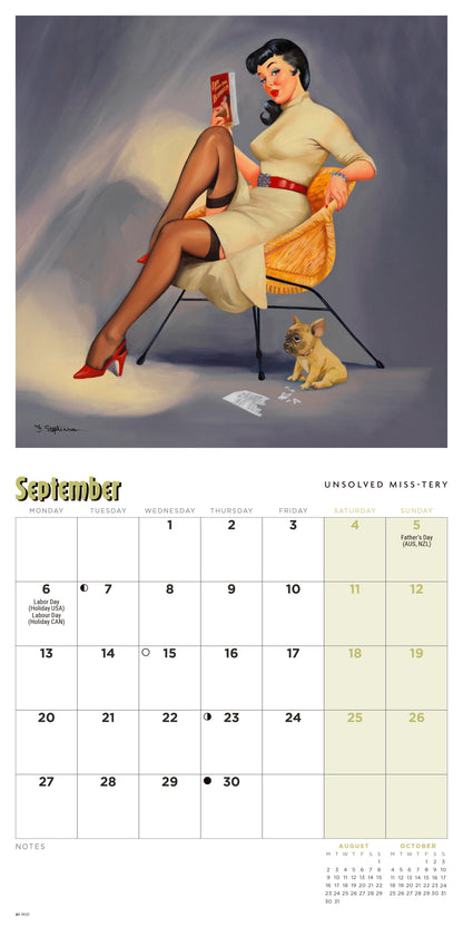 Pin Ups Mini Calendar 2027