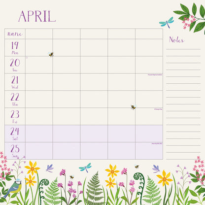 Georgia Breeze WT Planner Wall Calendar 2027