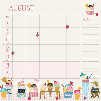 Georgia Breeze WT Planner Wall Calendar 2027