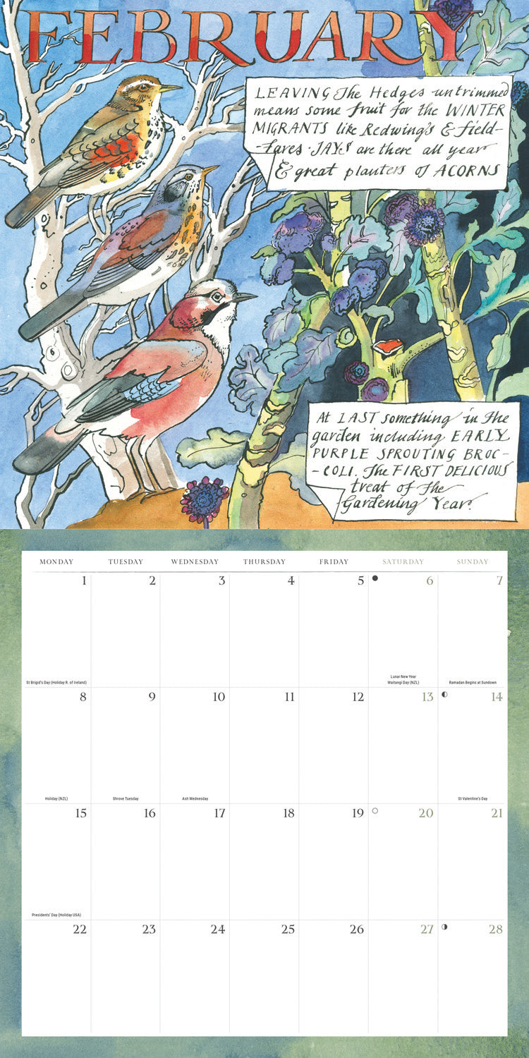 Matthew Rice, A Year in the Country Wall Calendar 2027
