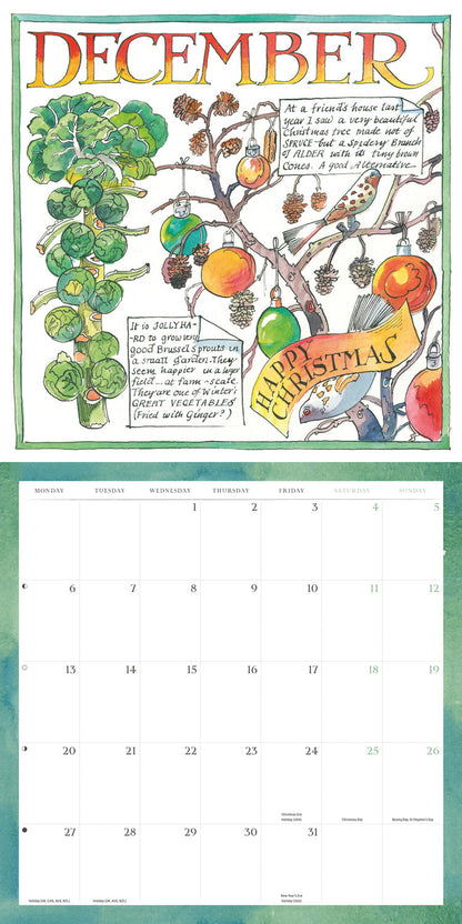 Matthew Rice, A Year in the Country Wall Calendar 2027
