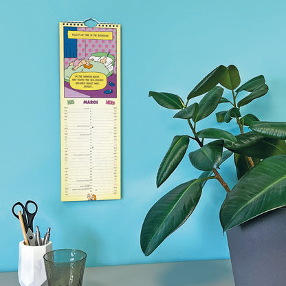 Derek & Madge His n Hers Planner Slim Calendar 2027
