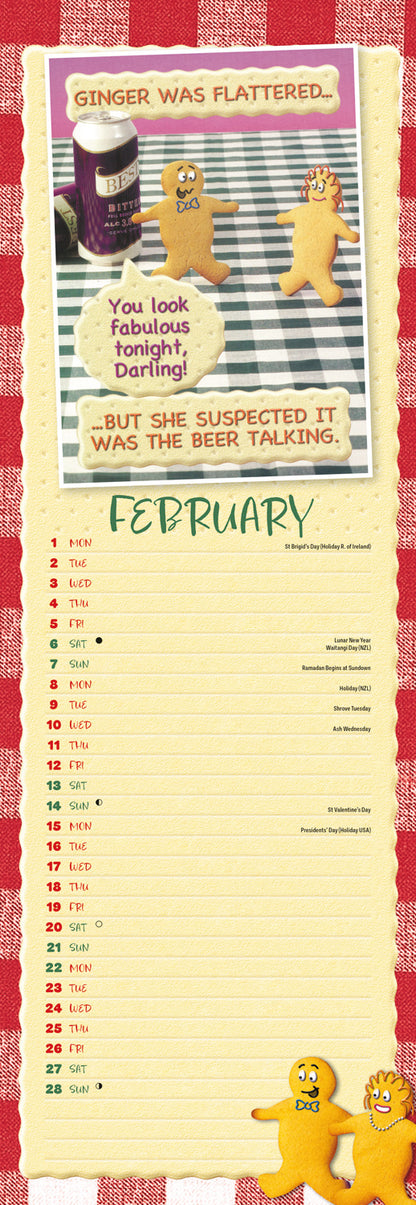 Fred & Ginger Slim Calendar 2027