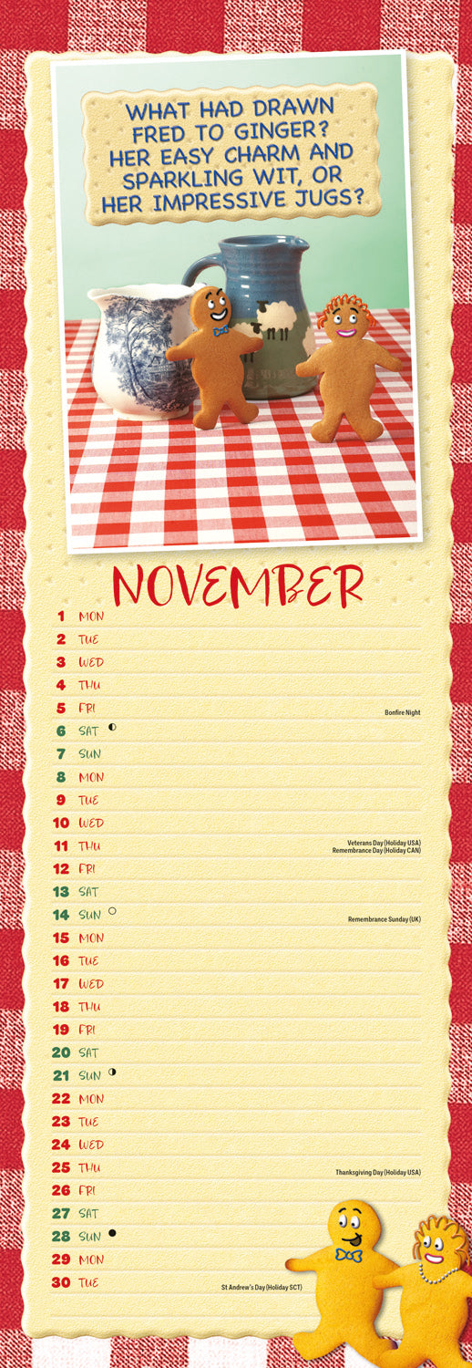 Fred & Ginger Slim Calendar 2027