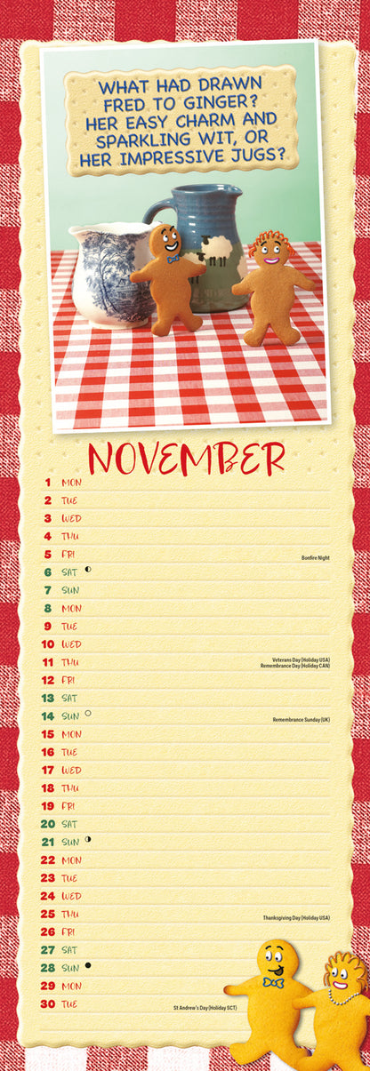 Fred & Ginger Slim Calendar 2027
