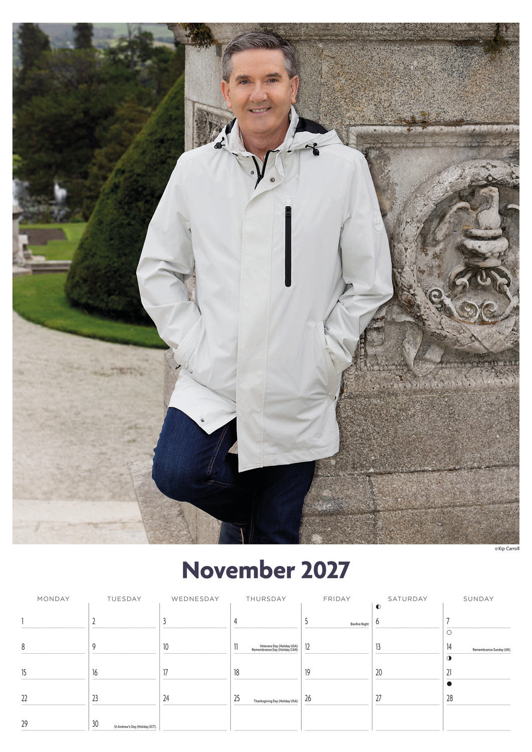 Daniel O'Donnell A3 Calendar 2027
