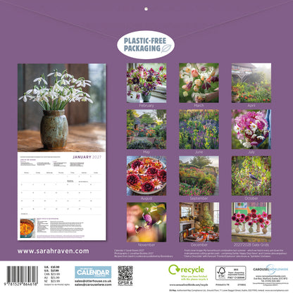Sarah Raven Wall Calendar 2027