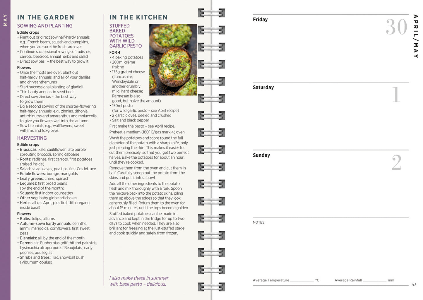 Sarah Raven Grow Cook Eat Deluxe Diary 2027