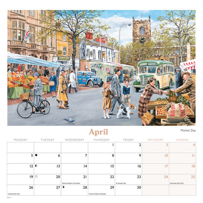 Vintage Transport, Trevor Mitchell Wiro Wall Calendar 2027