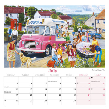 Vintage Transport, Trevor Mitchell Wiro Wall Calendar 2027