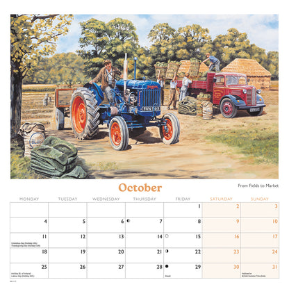 Vintage Transport, Trevor Mitchell Wiro Wall Calendar 2027