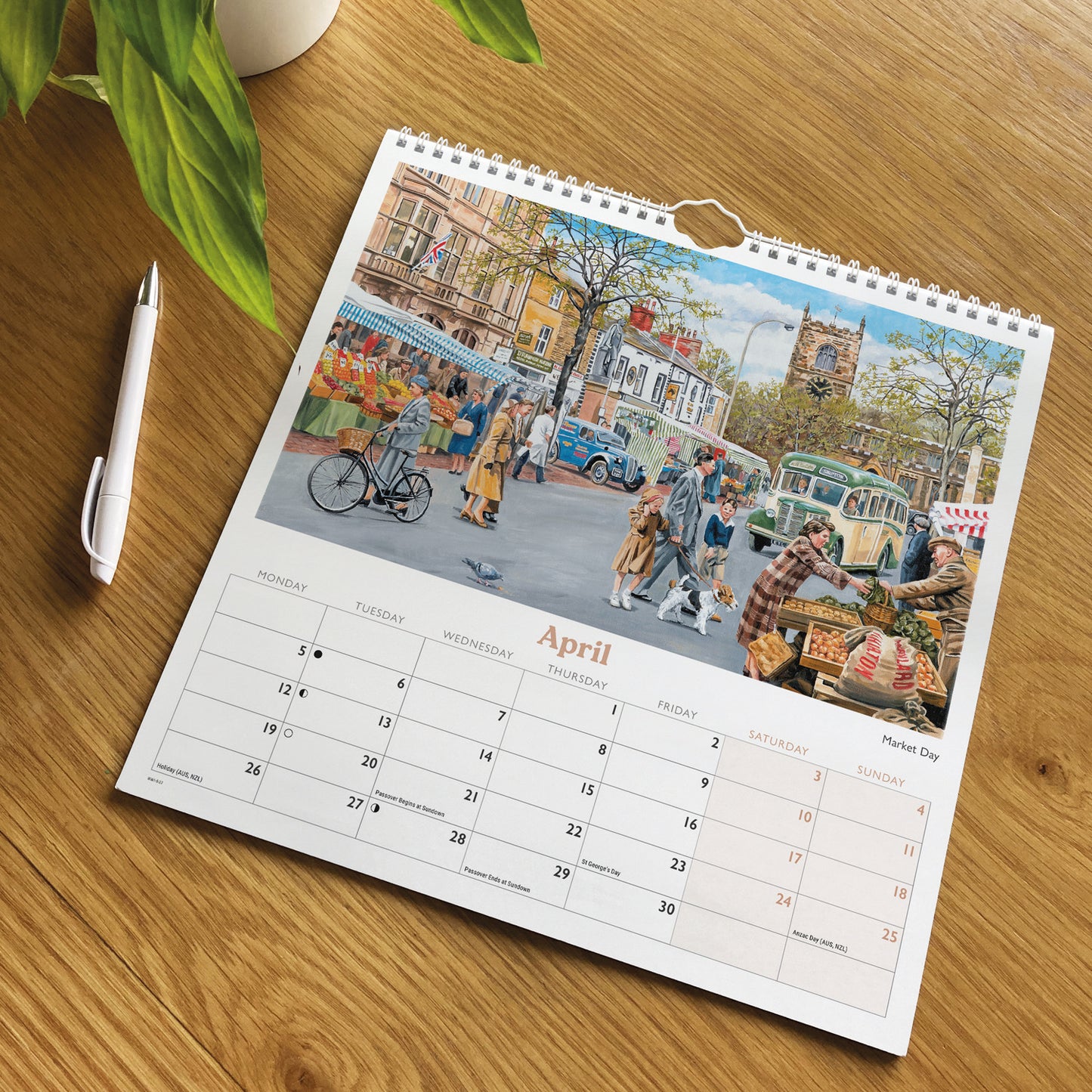 Vintage Transport, Trevor Mitchell Wiro Wall Calendar 2027