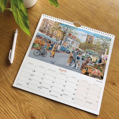 Vintage Transport, Trevor Mitchell Wiro Wall Calendar 2027