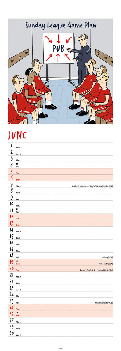 Twizler Funny Moments Slim Calendar 2027