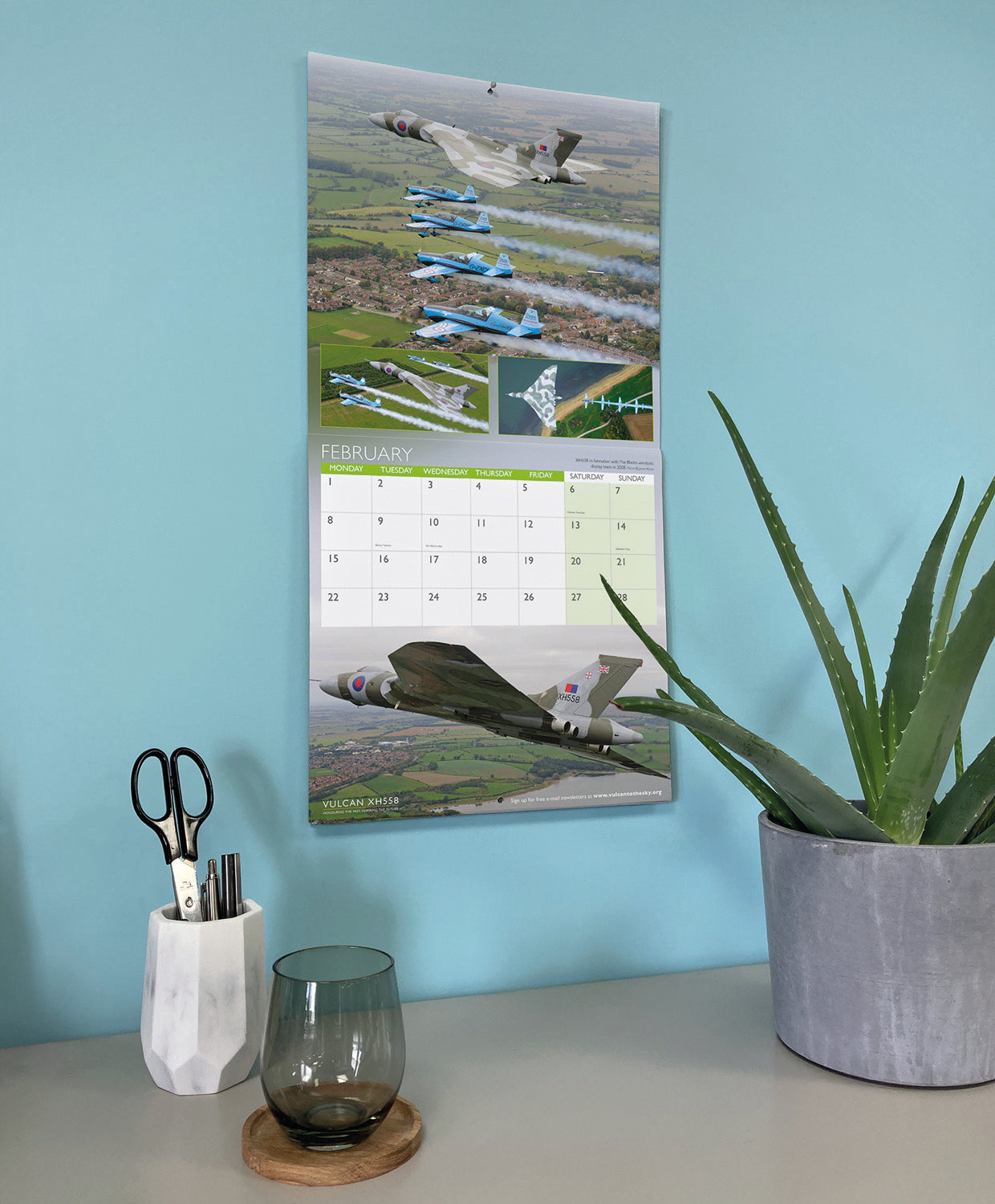 Vulcan XH558 Wall Calendar 2027