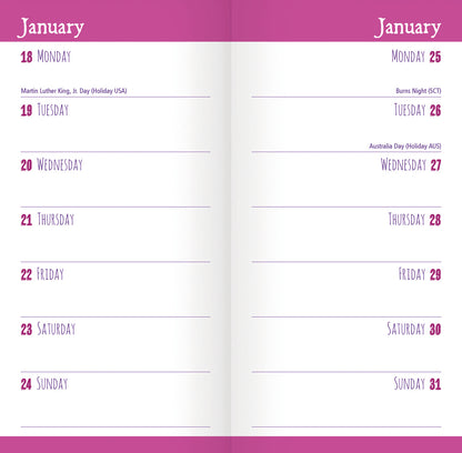 Milk Friendship Slim Diary 2027