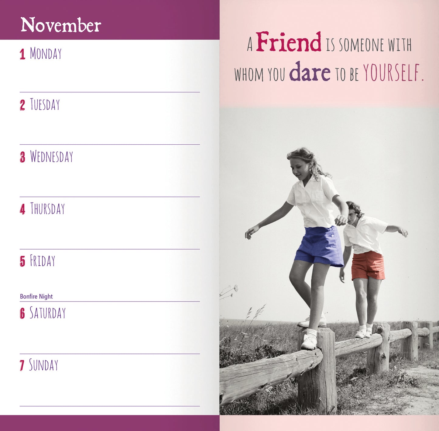 Milk Friendship Slim Diary 2027