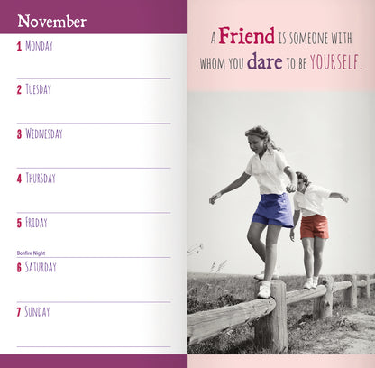 Milk Friendship Slim Diary 2027