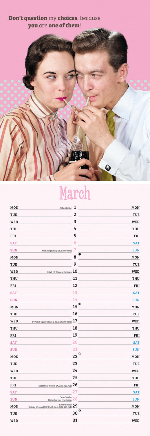 Hers & His Slim / WPL Calendar 2027