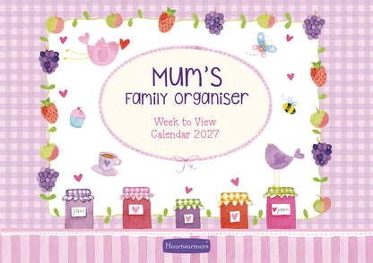 Mums Week-To-View Planner A4 Calendar 2027