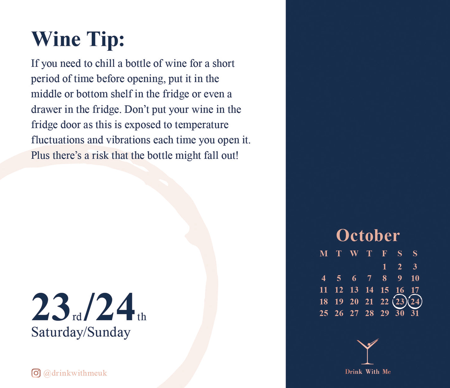 Wine Wisdom Box Calendar 2027