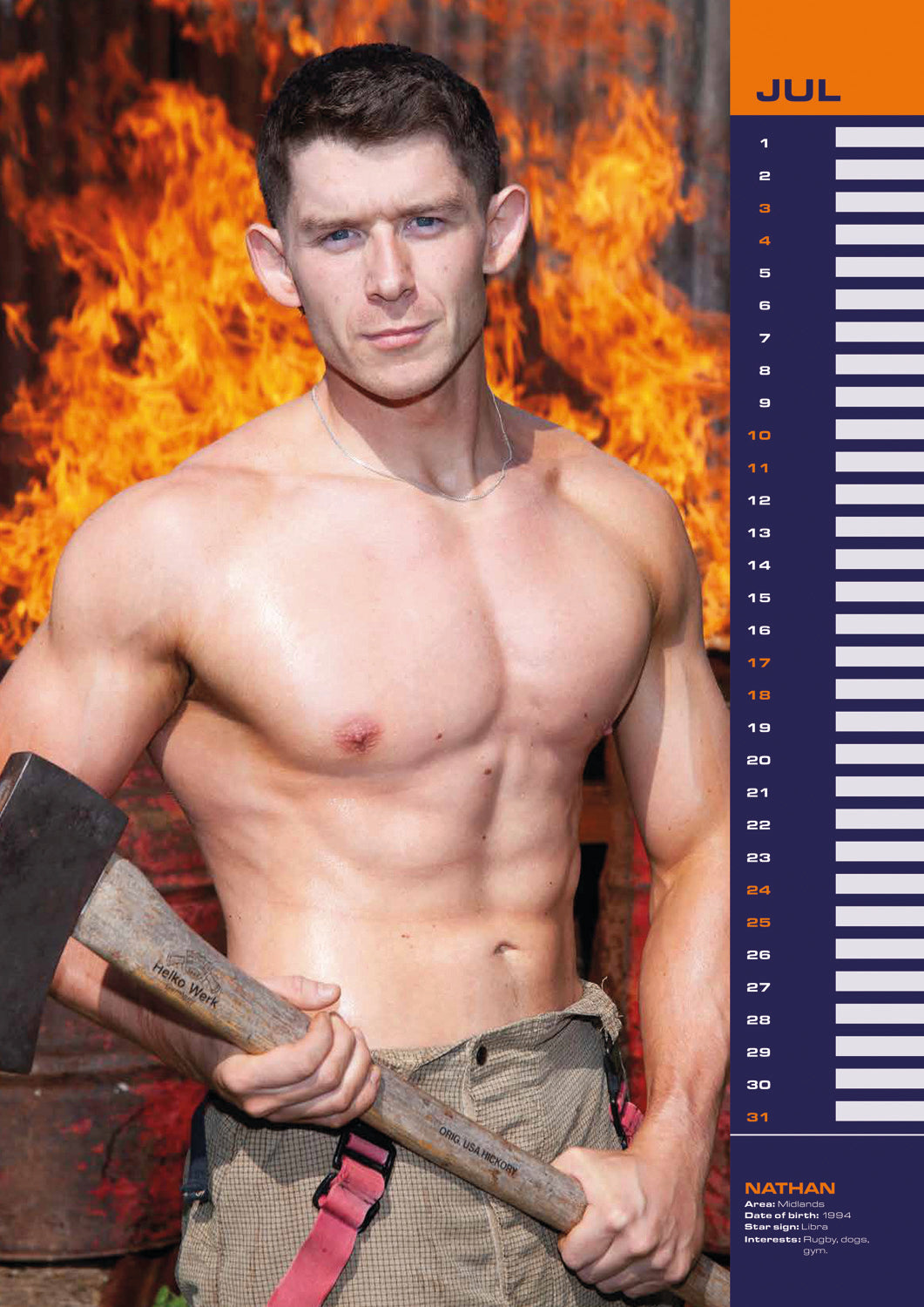 Firefighters A3 Calendar 2027