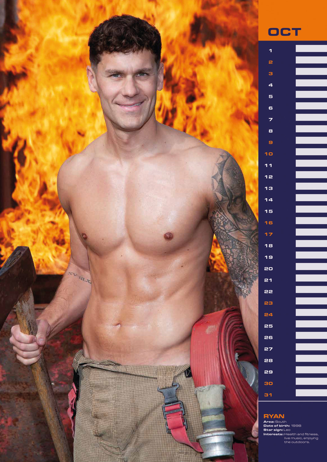 Firefighters A3 Calendar 2027