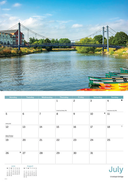 Exeter A4 Calendar 2027
