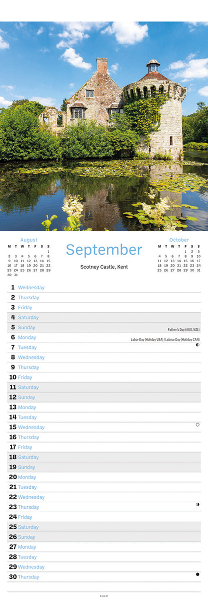South East England Slim Calendar 2027