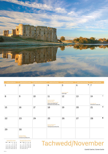 Pembrokeshire A4 Calendar 2027
