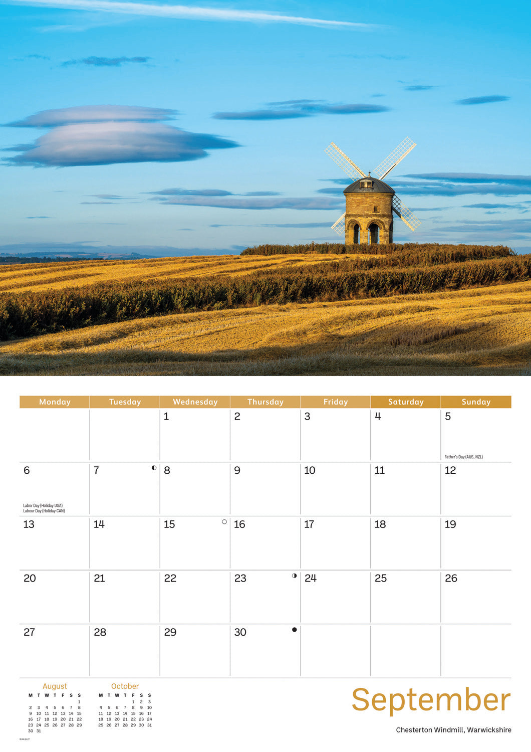 Heart Of England A4 Calendar 2027