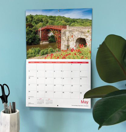 Heart Of England A4 Calendar 2027