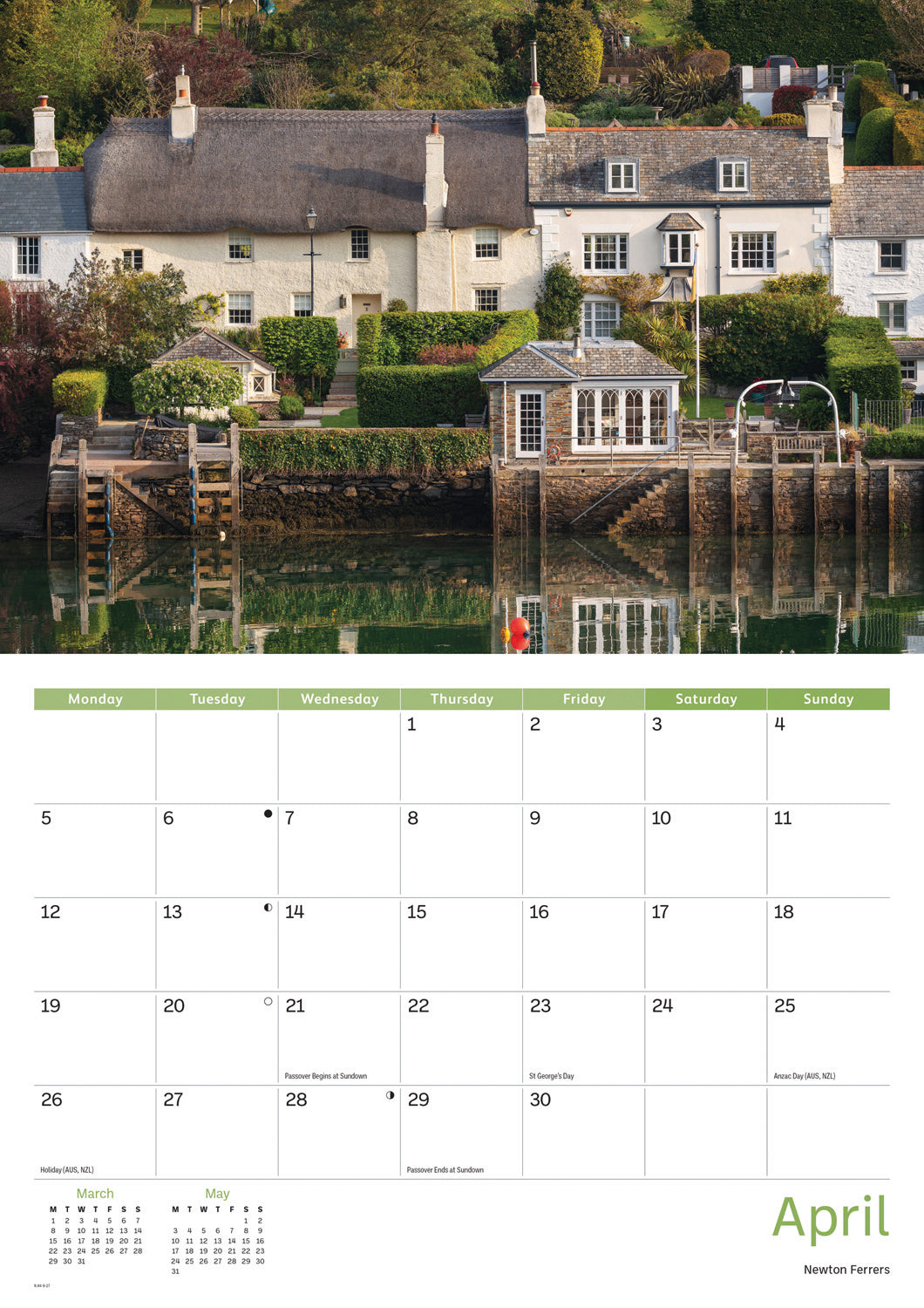 South Hams A4 Calendar 2027