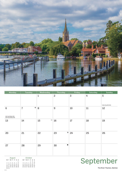 Buckinghamshire A4 Calendar 2027