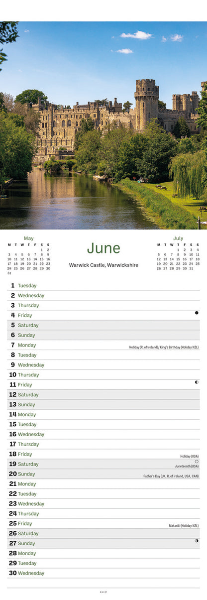 Heart Of England Slim Calendar 2027