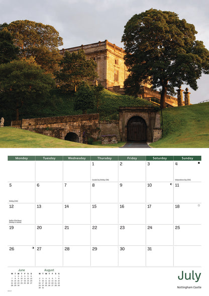 Nottinghamshire A4 Calendar 2027