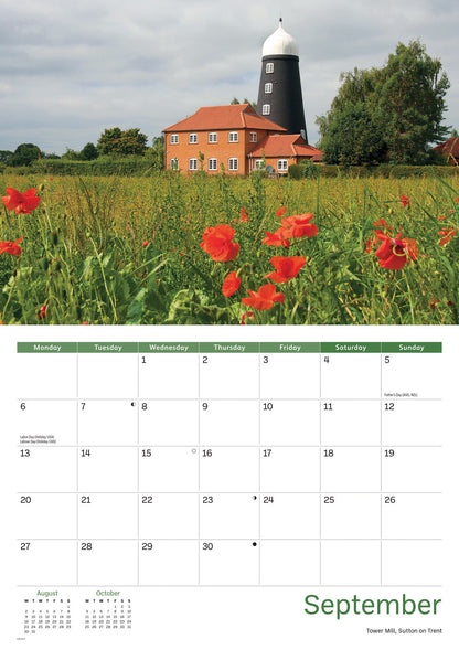 Nottinghamshire A4 Calendar 2027