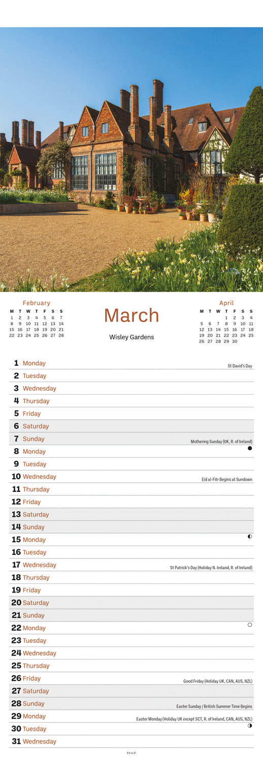 Surrey Slim Calendar 2027