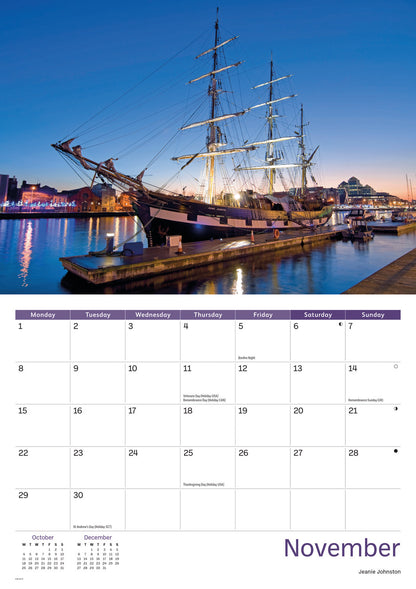 Dublin A4 Calendar 2027