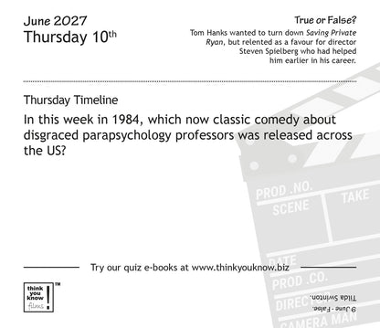 Think You Know Films Box Calendar 2027